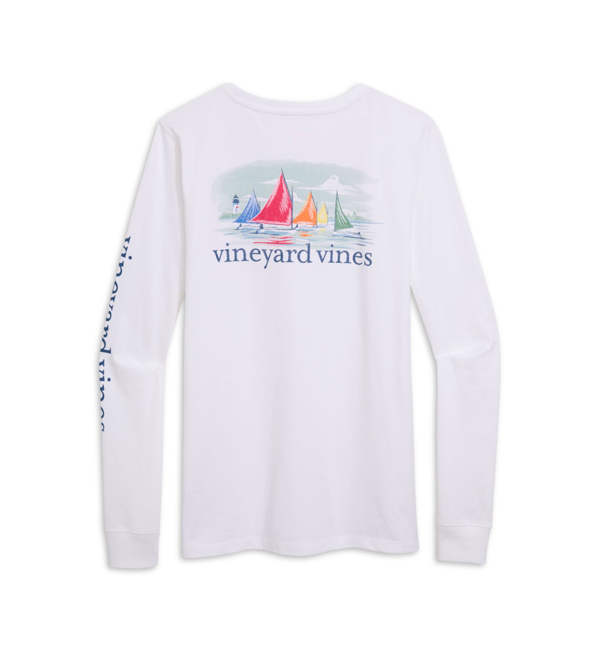 Womens Sailing Graphic Pocket T-Shirt