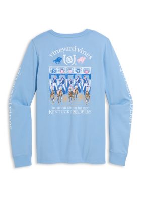 Vineyard Vines Women's Boys Long Sleeve Racing Pocket Shirt, XS