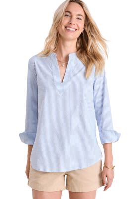 Vineyard Vines Women's Harbor Savannah Popover Top | Belk