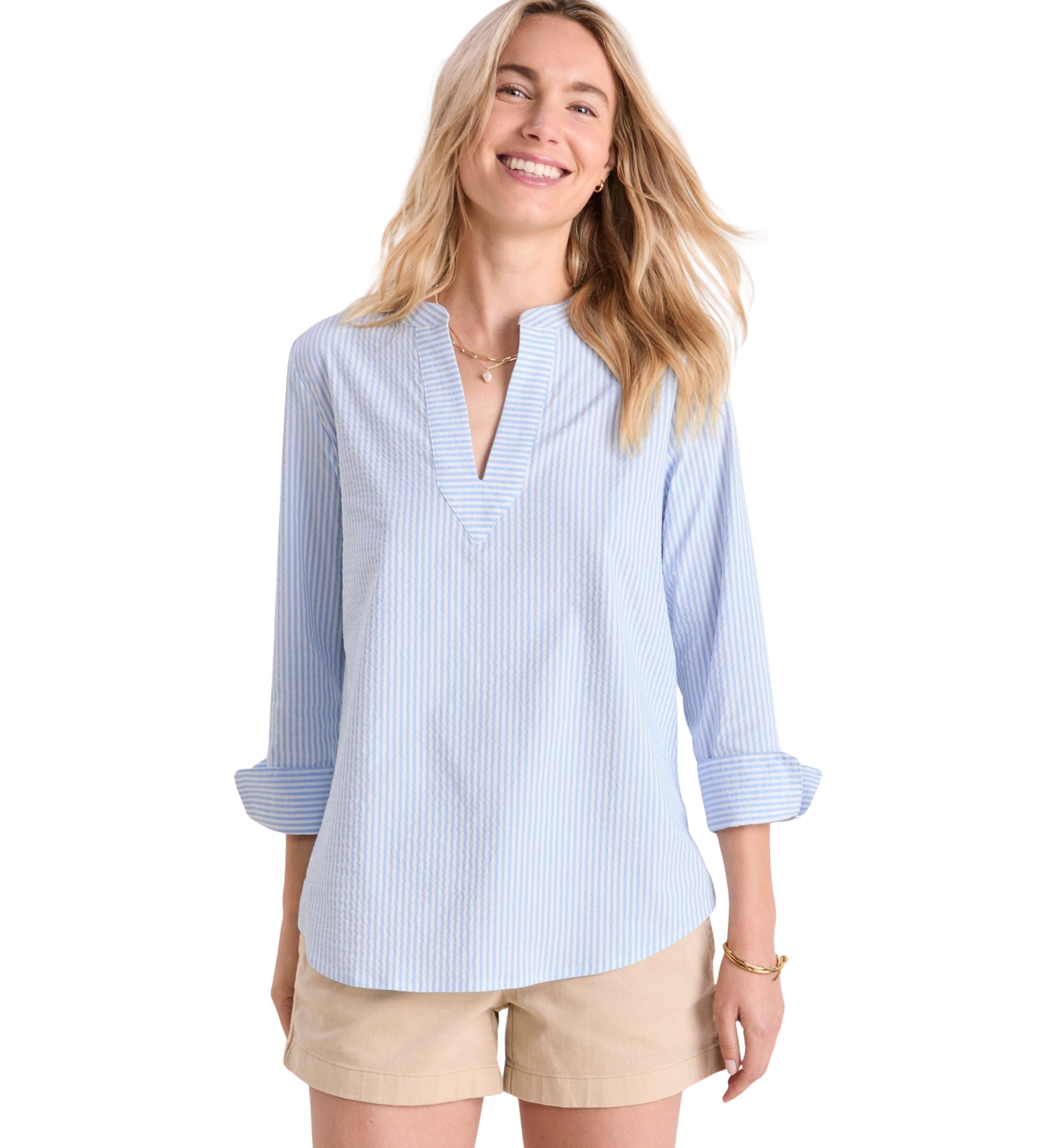 Womens Harbor Savannah Popover Top