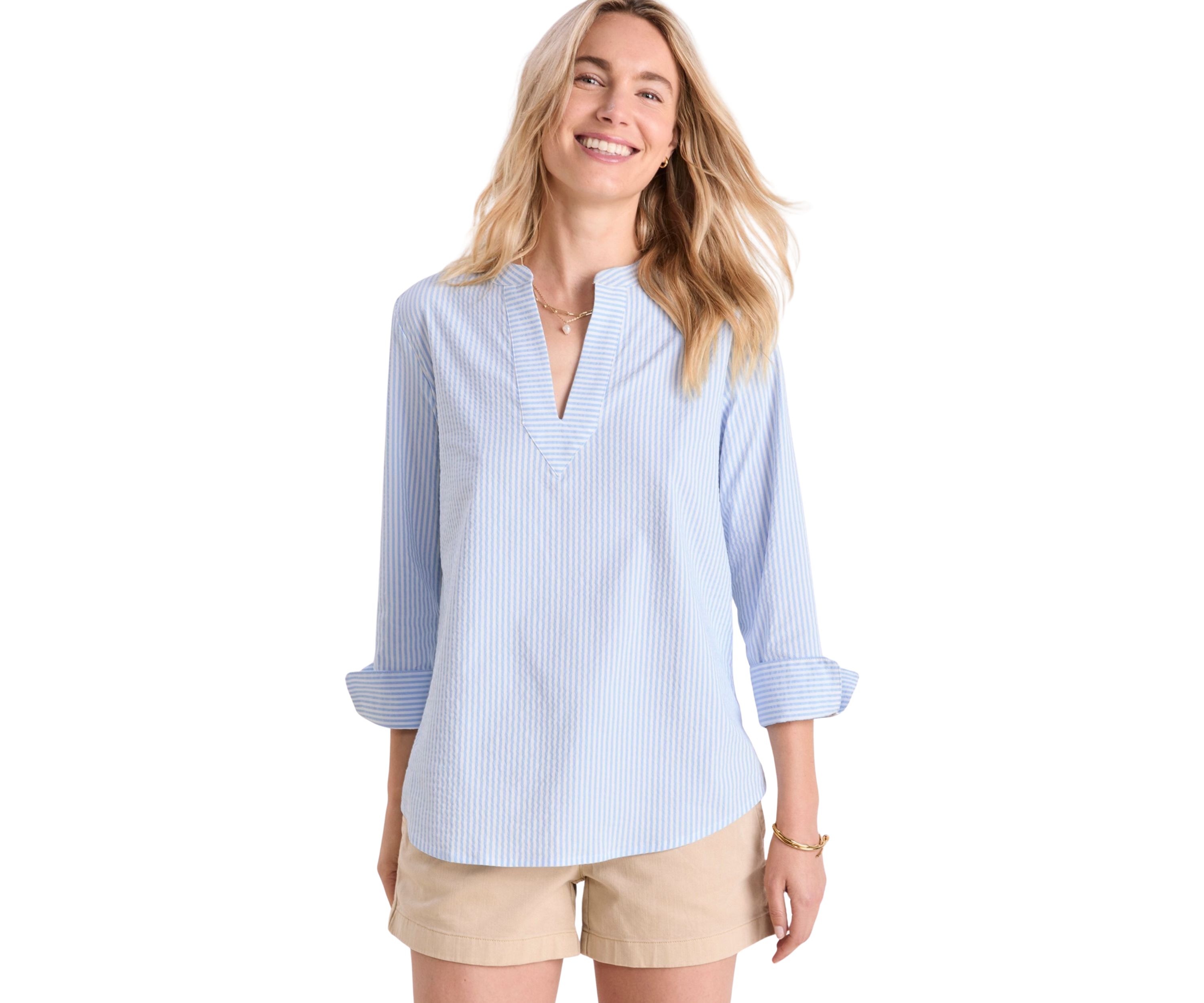 Womens Harbor Savannah Popover Top