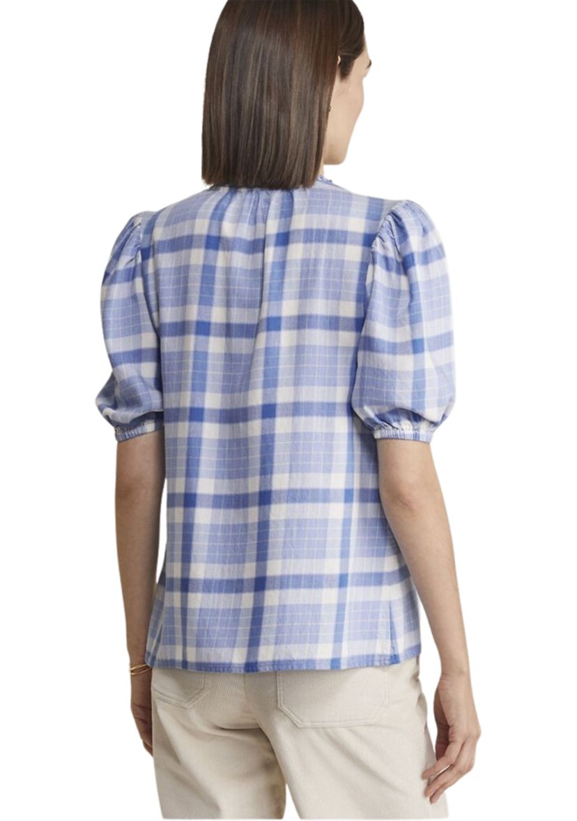 Womens Ruffle Neck Top