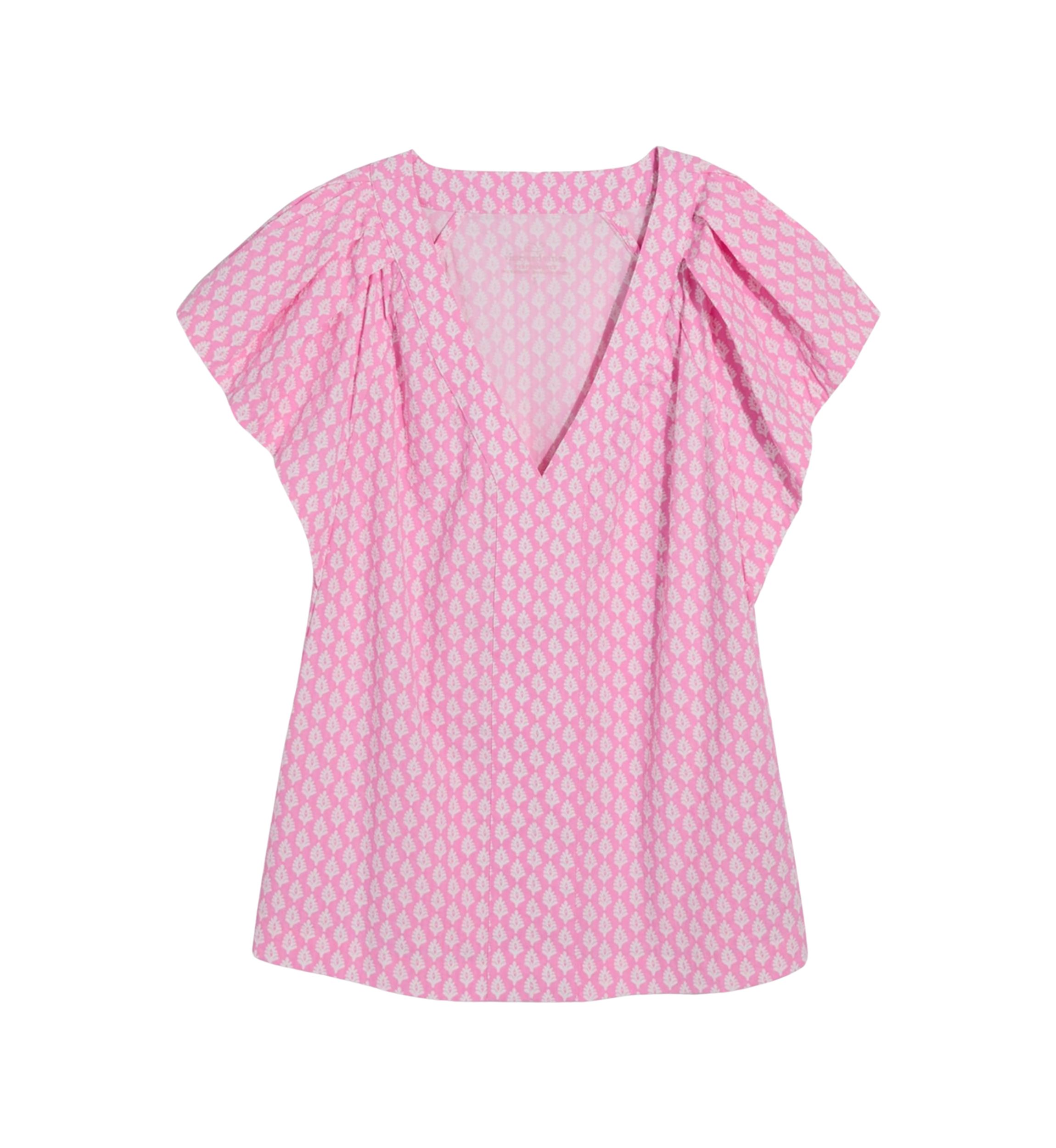 Womens Harbor Flutter Sleeve Top