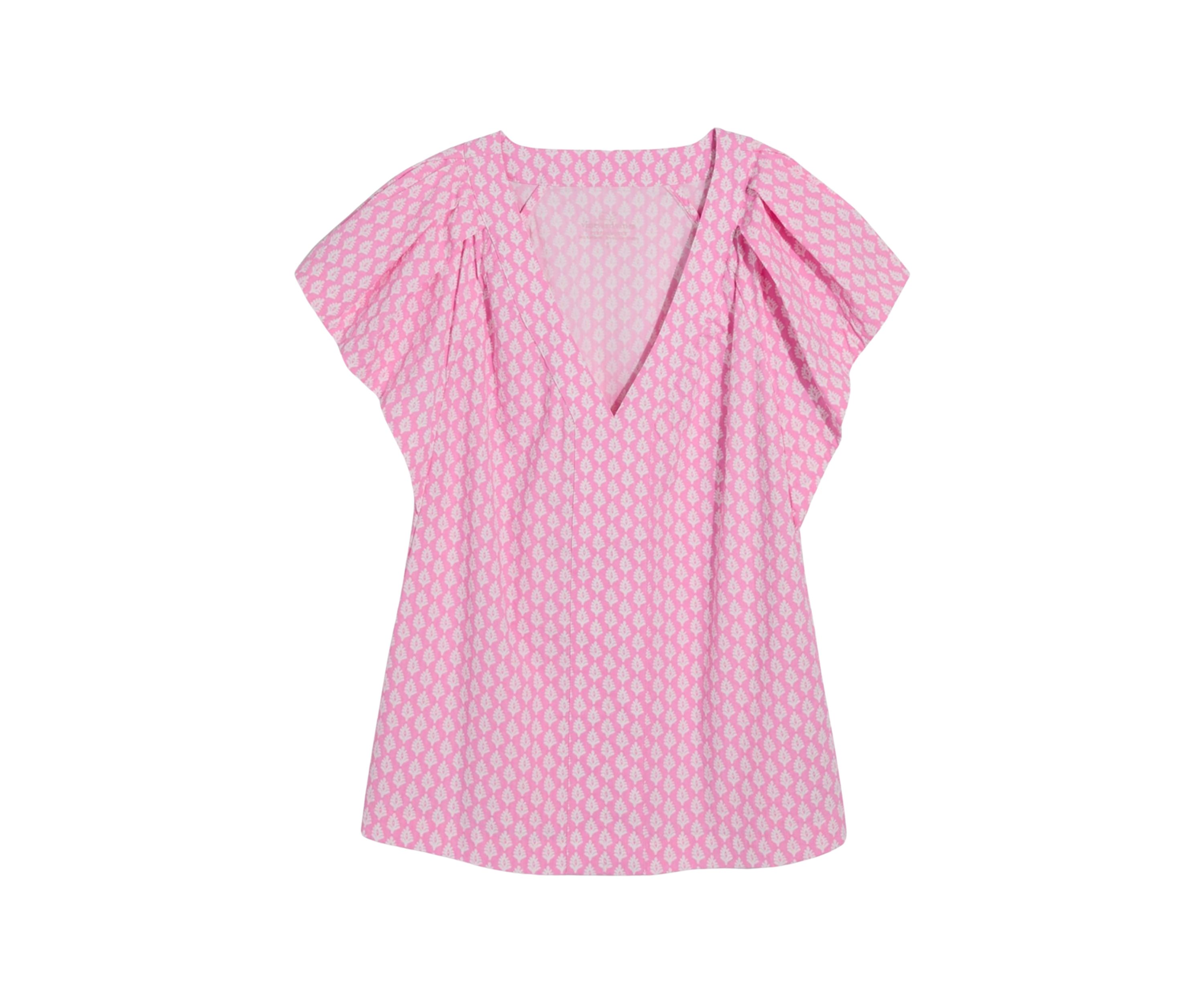 Womens Harbor Flutter Sleeve Top