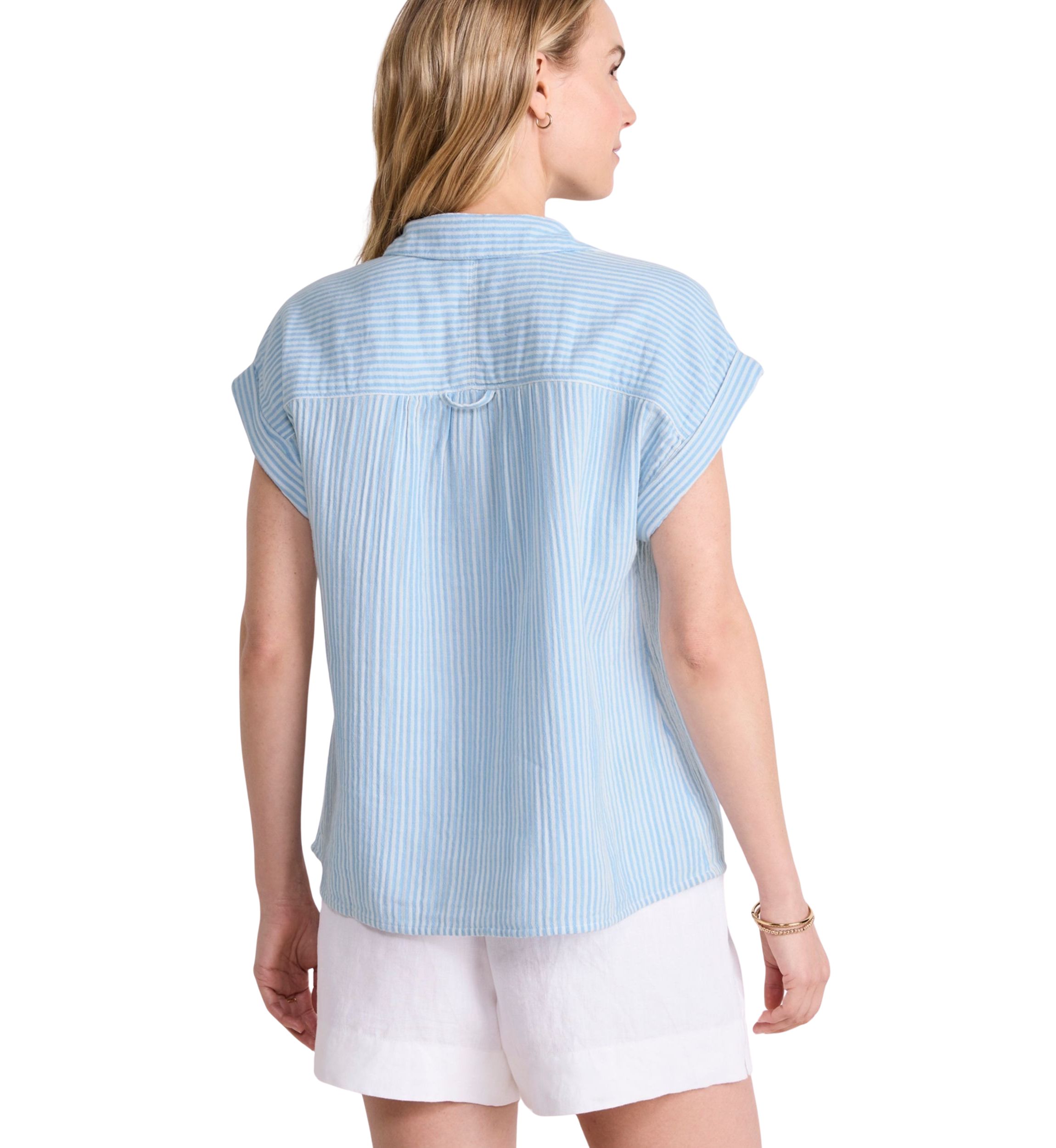 Womens Gauze Popover Margo Blouse