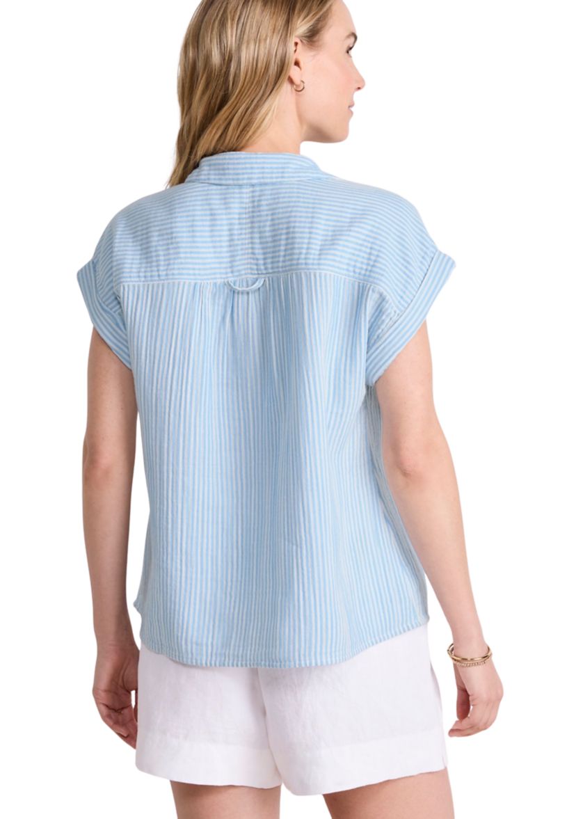 Womens Gauze Popover Margo Blouse