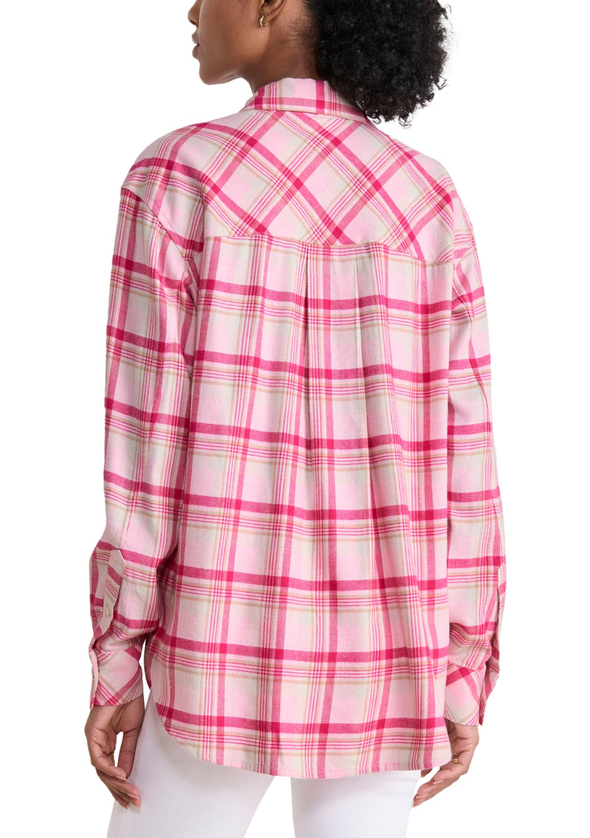 Womens Birdie Flannel Button Down Shirt