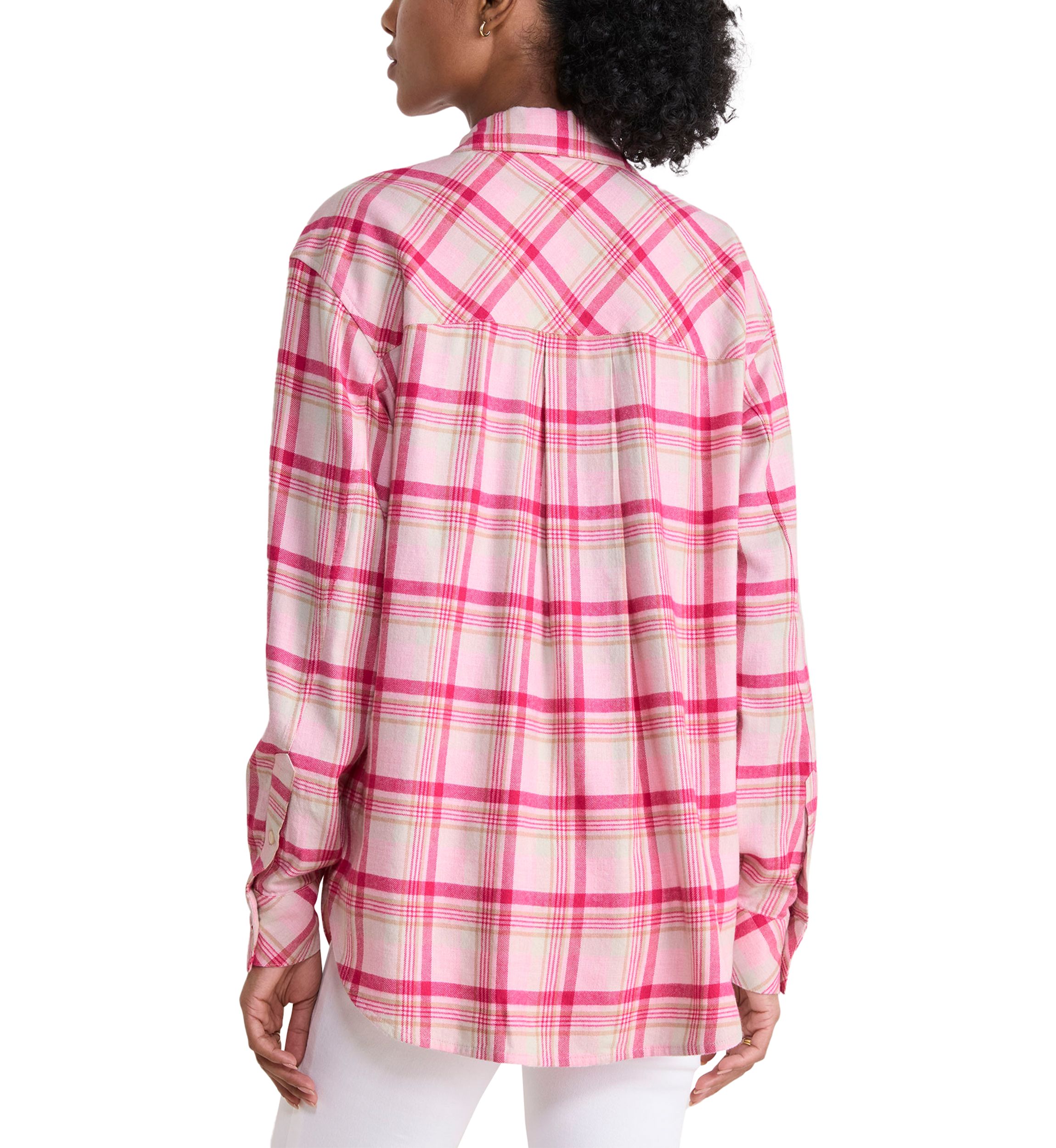 Womens Birdie Flannel Button Down Shirt