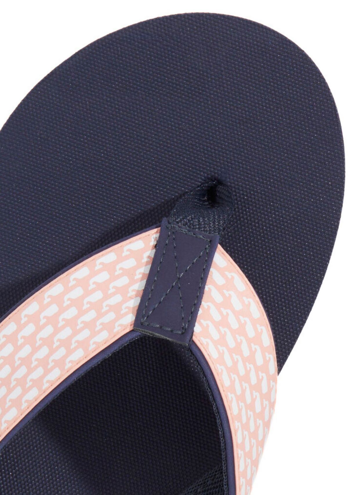 Womens Micro Whales Classic Flip Flops