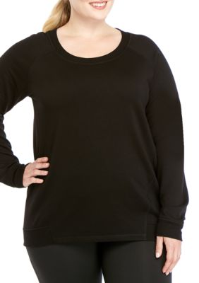 ZELOS Plus Size Raglan Sleeve Sweatshirt | belk