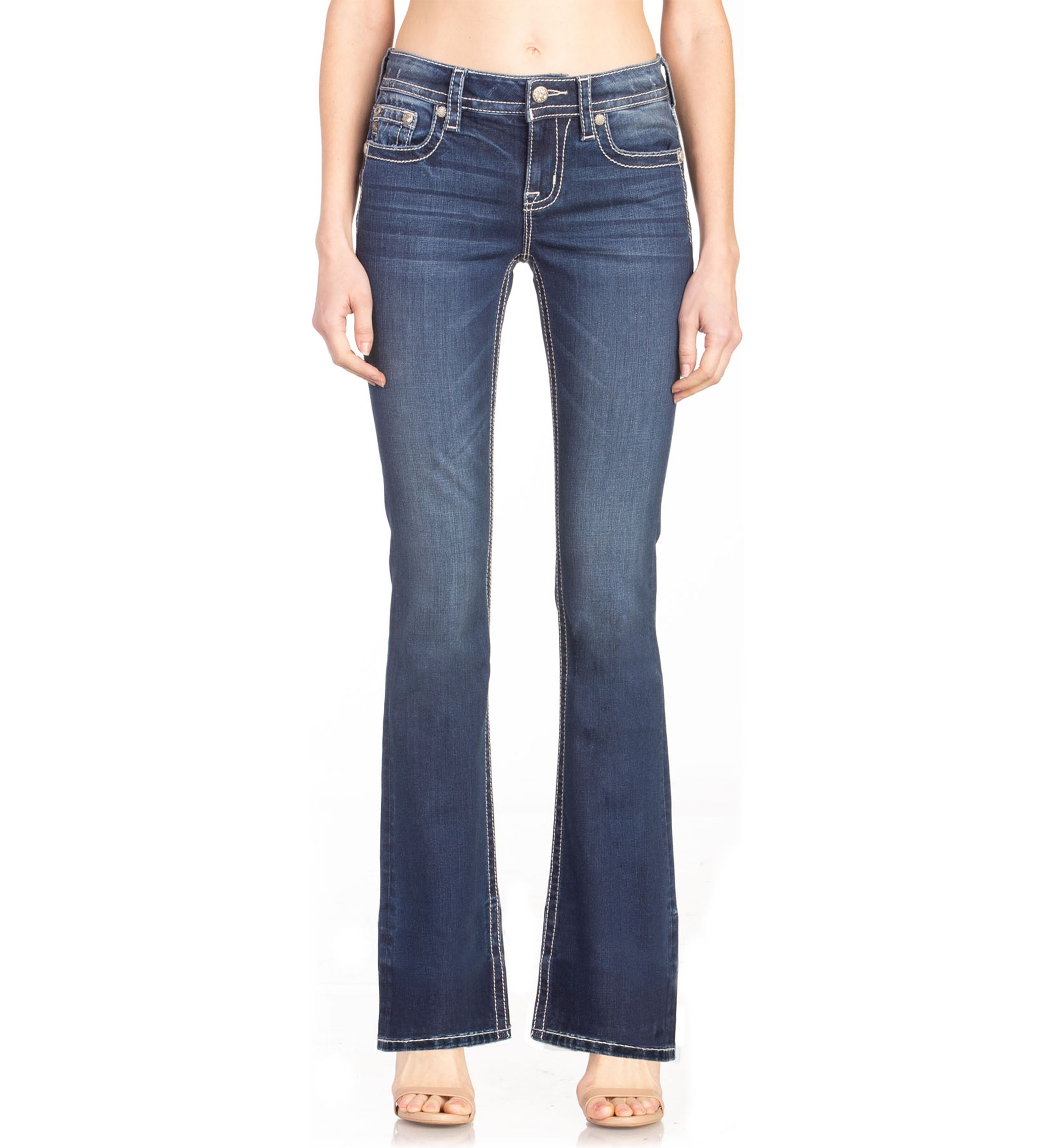 Womens Scenic Pocket Bootcut Jeans 