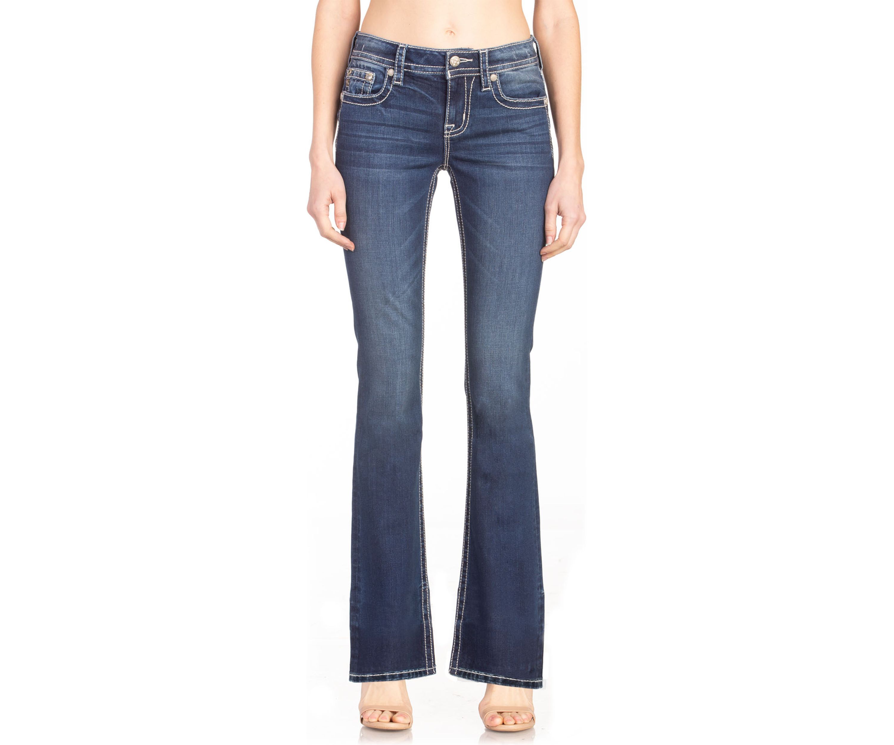 Womens Scenic Pocket Bootcut Jeans 