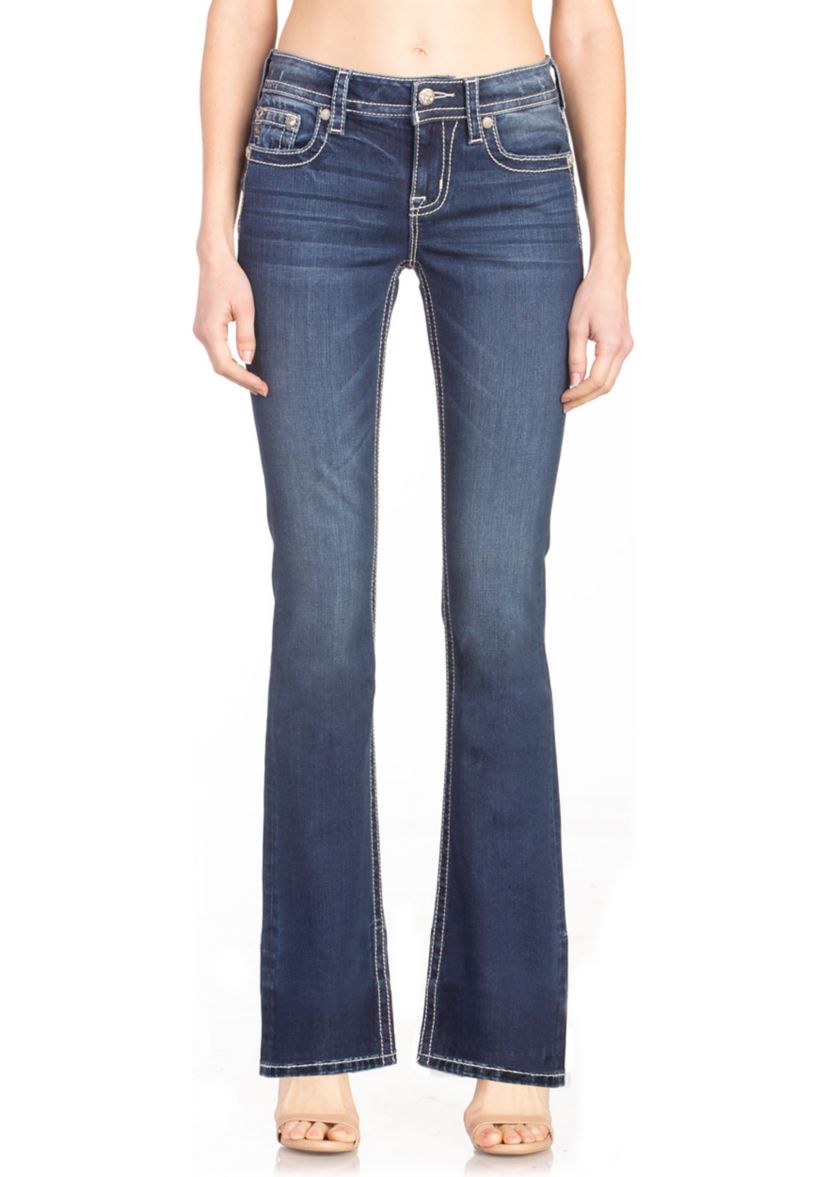 Womens Scenic Pocket Bootcut Jeans 
