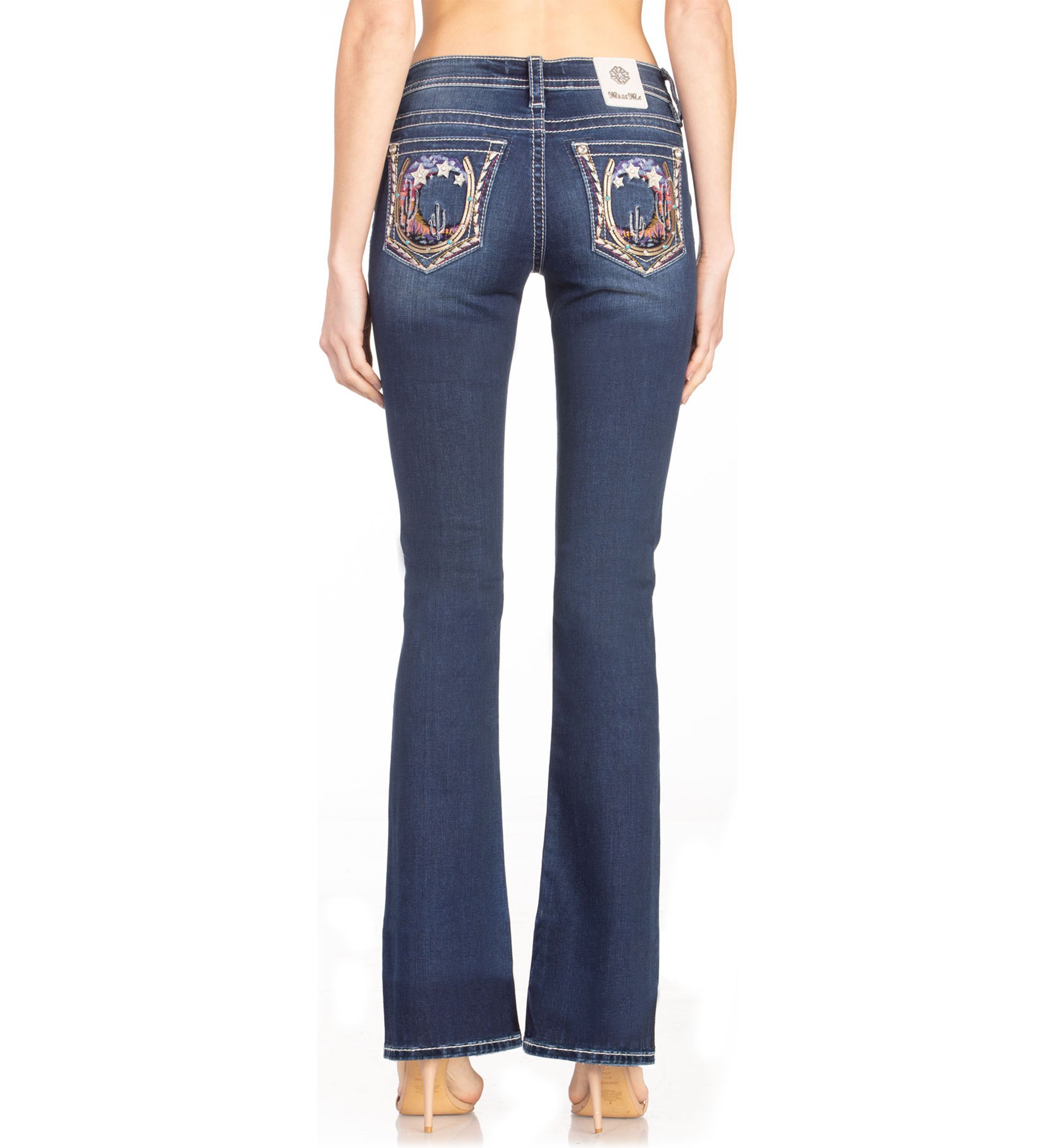 Womens Scenic Pocket Bootcut Jeans 