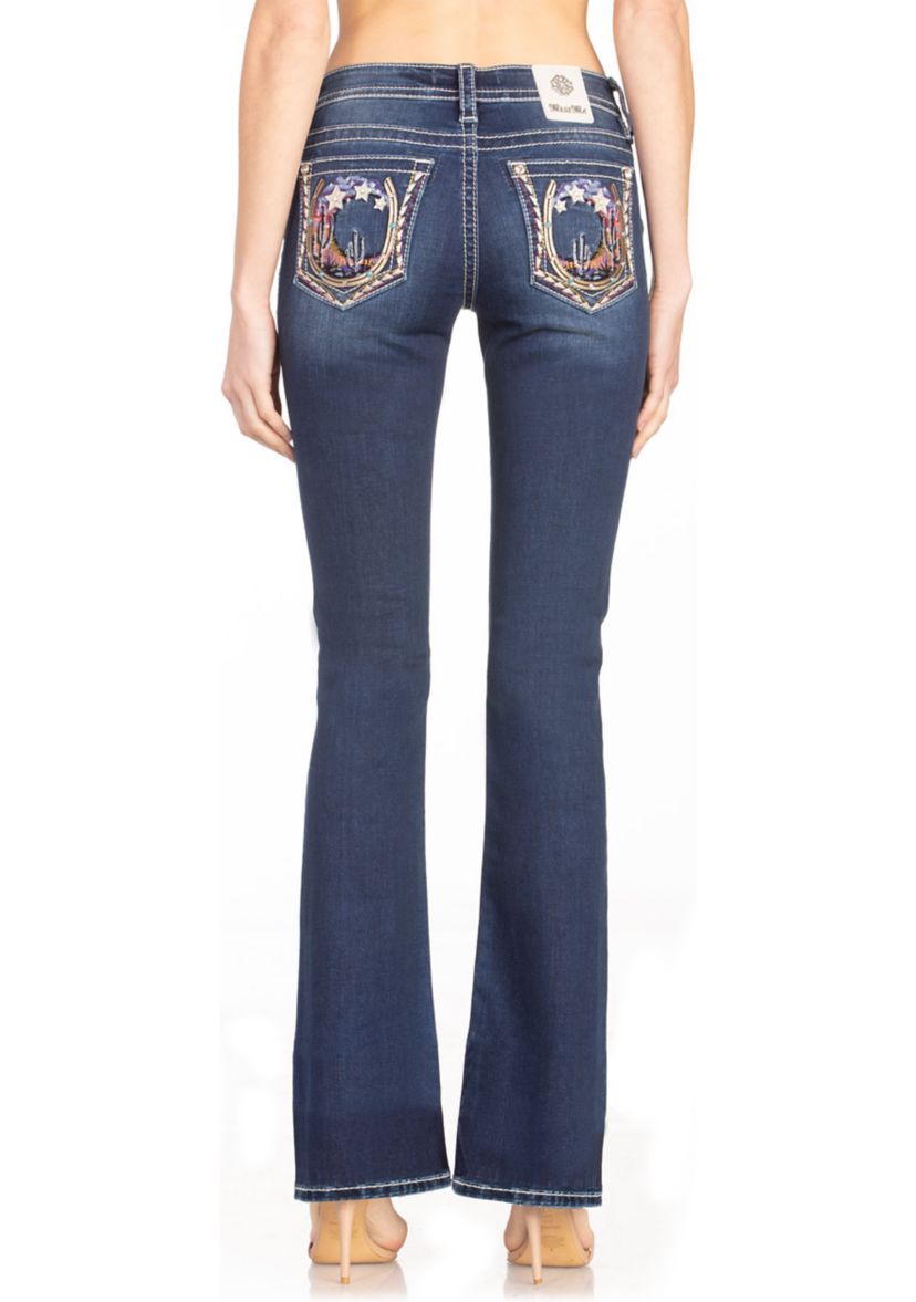 Womens Scenic Pocket Bootcut Jeans 