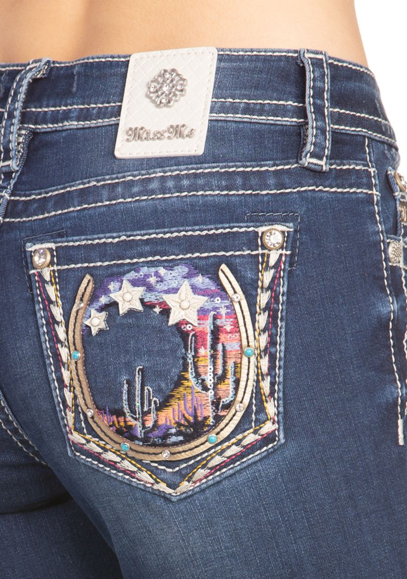 Womens Scenic Pocket Bootcut Jeans 