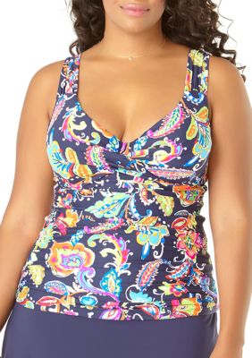 Anne Cole® Plus Size Paisley Twist Swim Tankini | belk