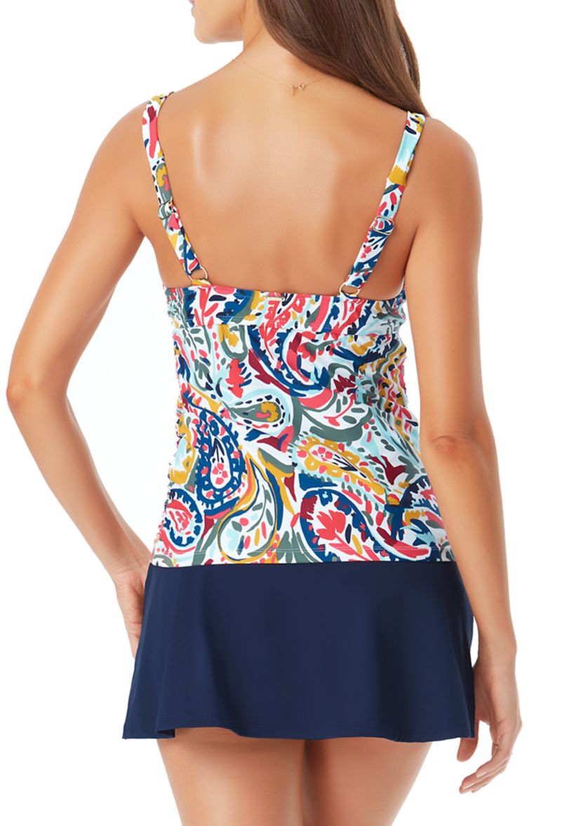 Underwire Twist Top Swim Tankini 