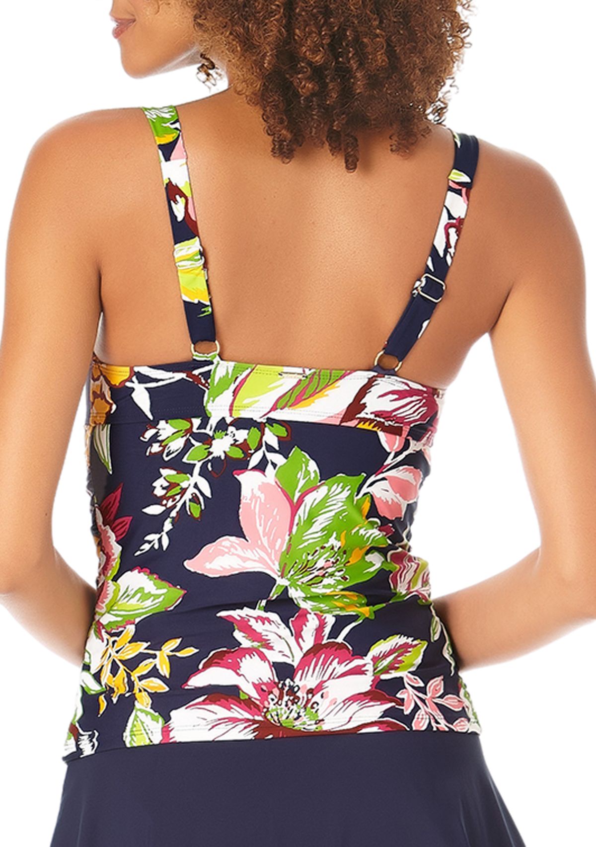 Womens Underwire Twist Front Swim Tankini