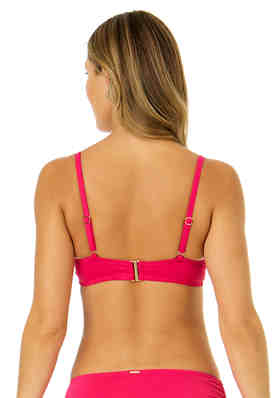 Magenta Pink Plus Size & Supersize Halter 2pc Swimdress 0x 1x 2x
