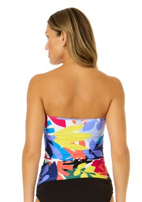 Anne Cole Plus - Women's Retro Twist Front Underwire Tankini Swim Top