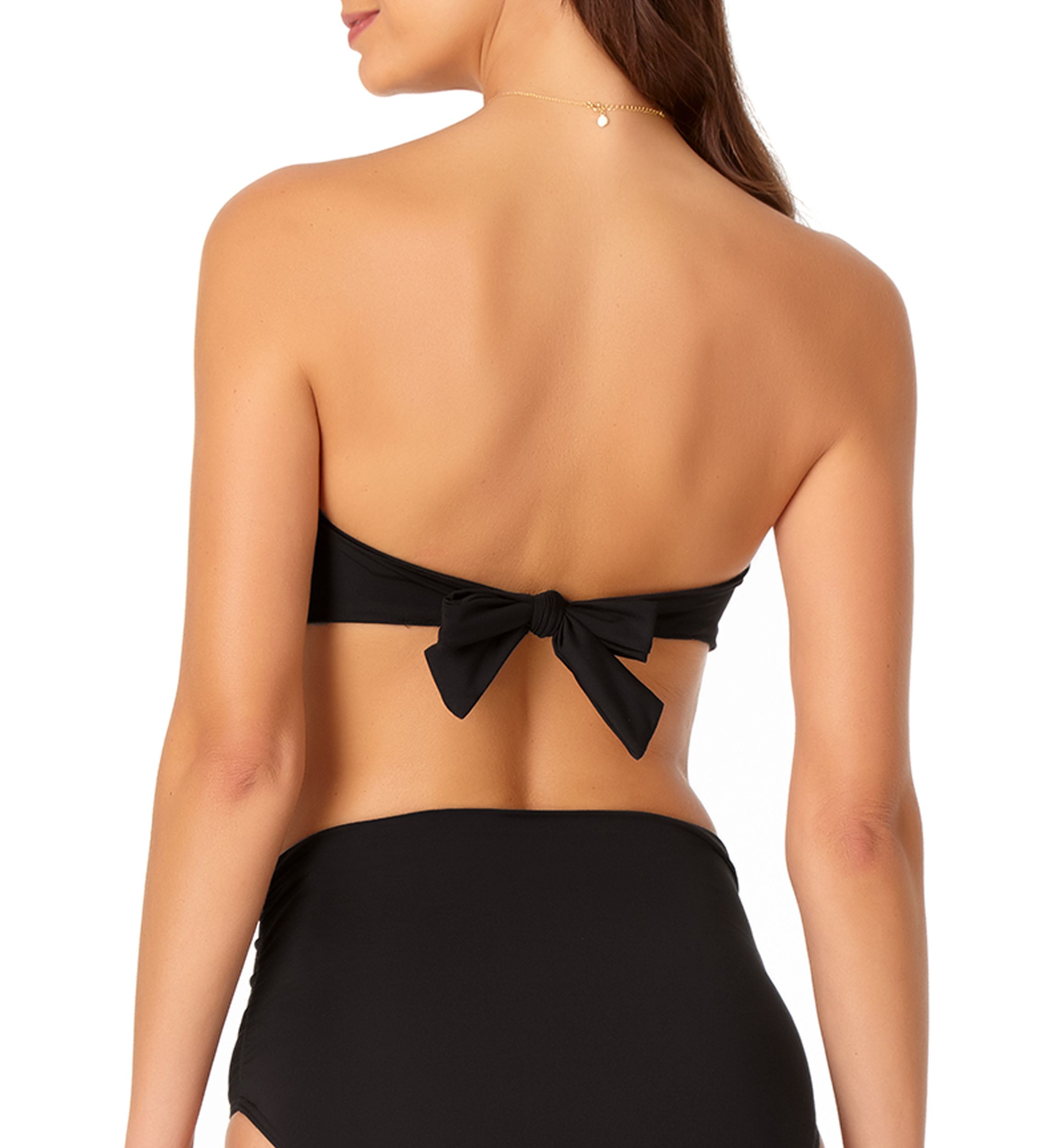 Twisted Bandeau Swim Bra 