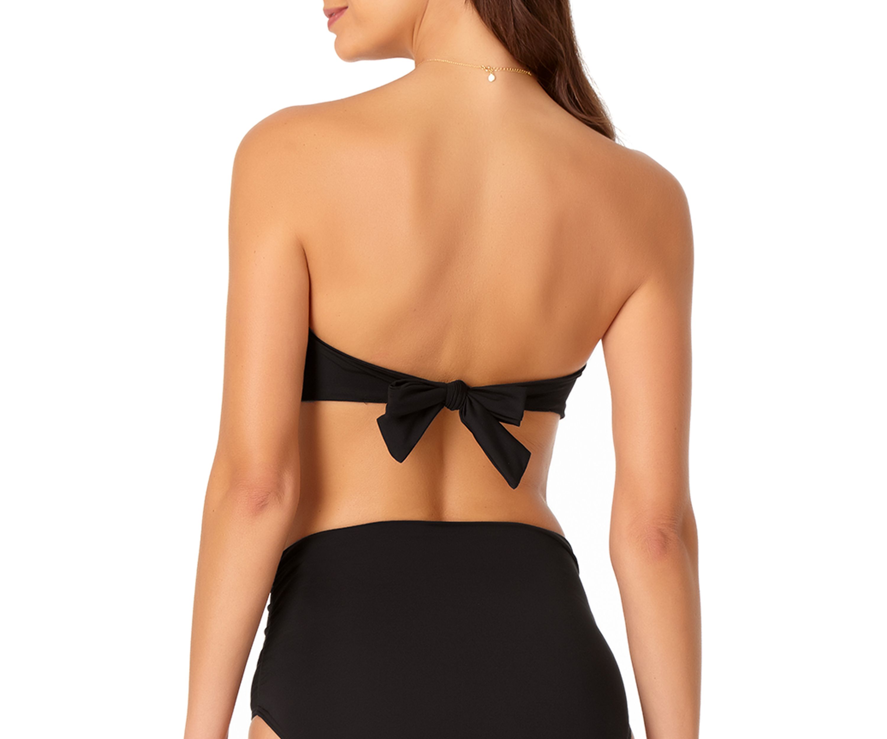 Twisted Bandeau Swim Bra 