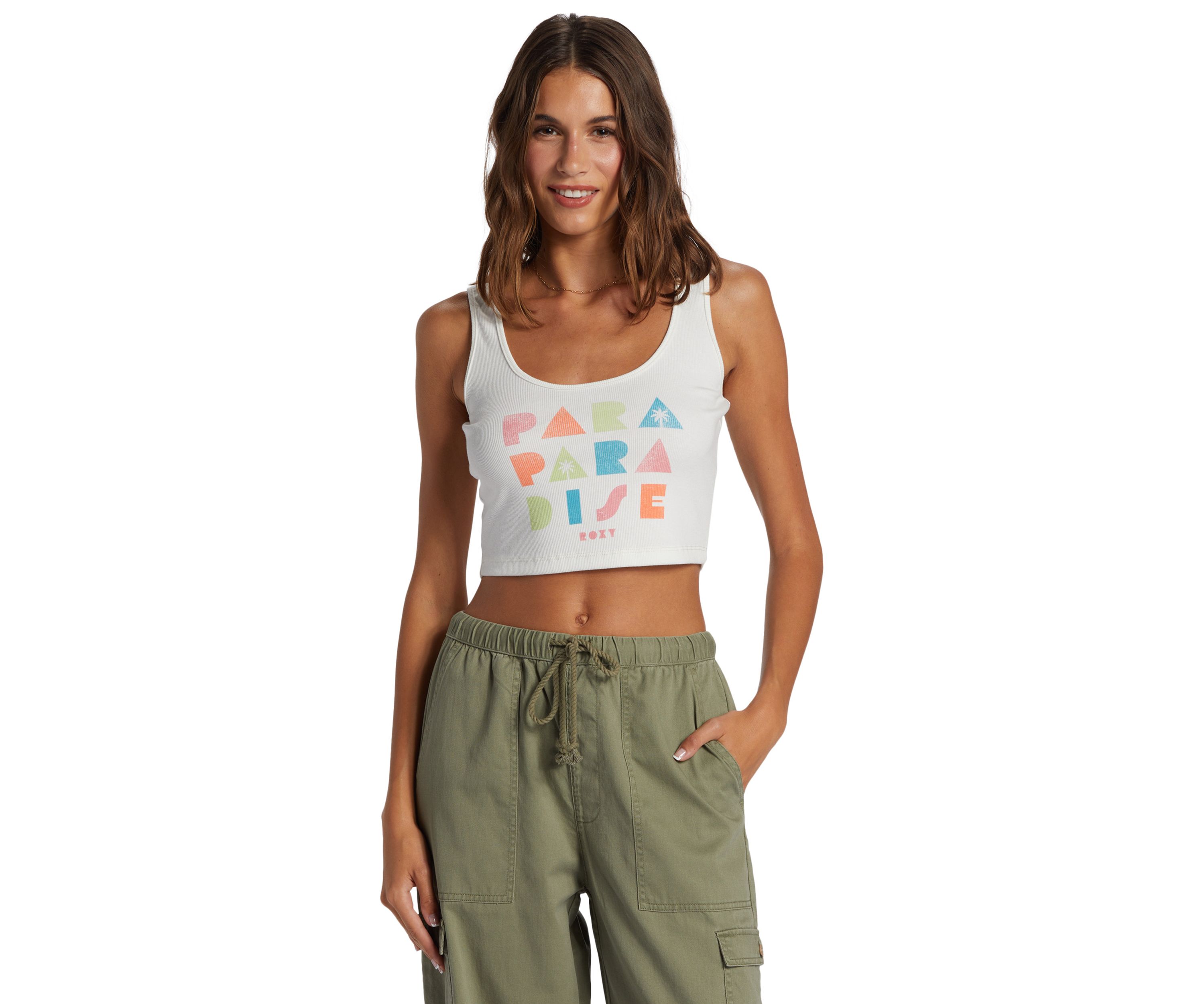 Para Paradise Graphic Crop Top