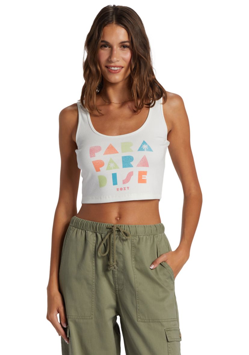 Para Paradise Graphic Crop Top