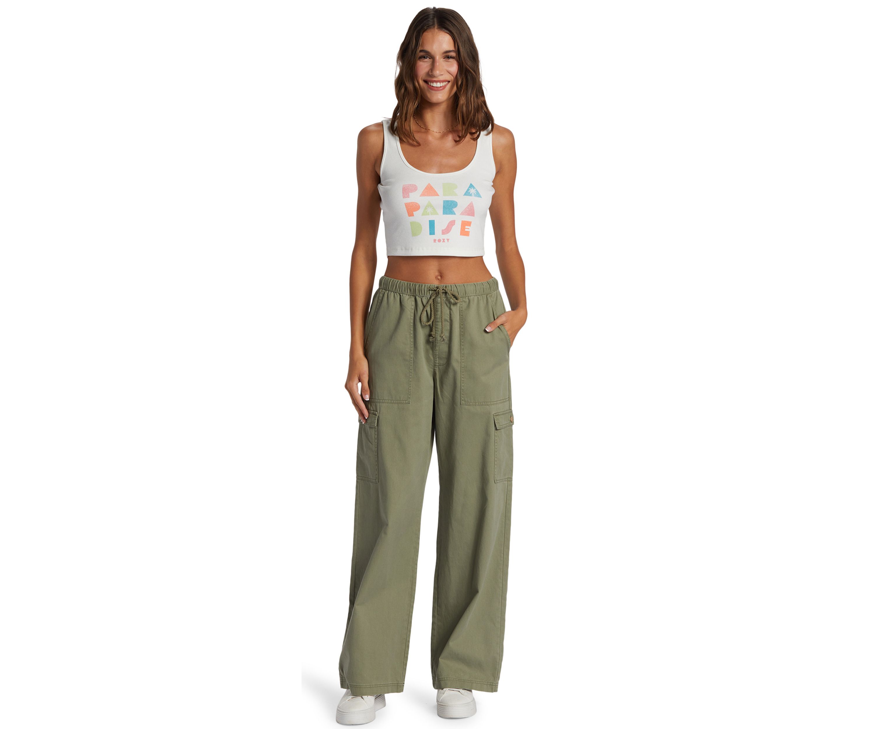 Para Paradise Graphic Crop Top