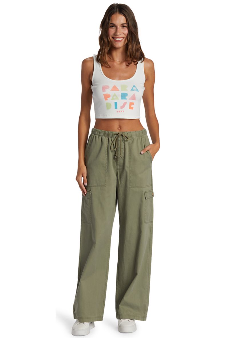 Para Paradise Graphic Crop Top