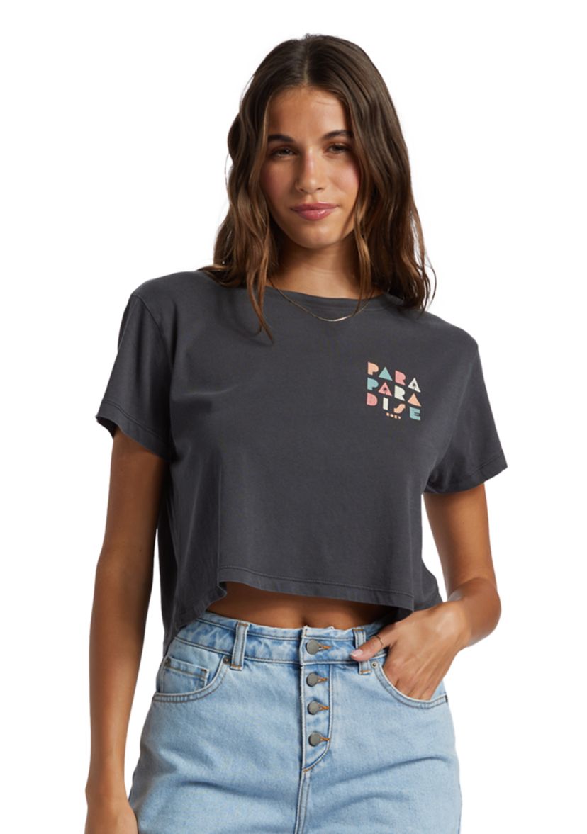 Paradise Cropped Graphic T-Shirt