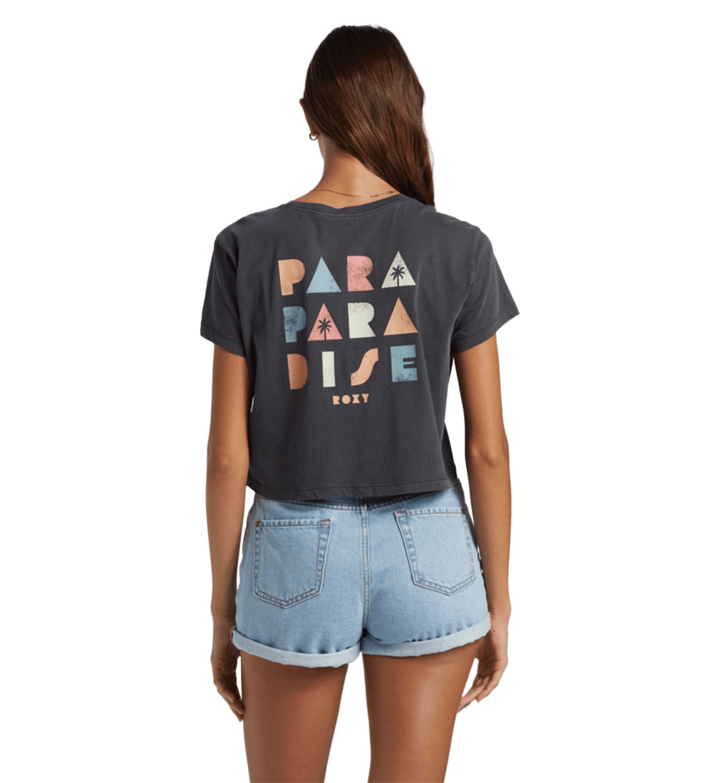 Paradise Cropped Graphic T-Shirt
