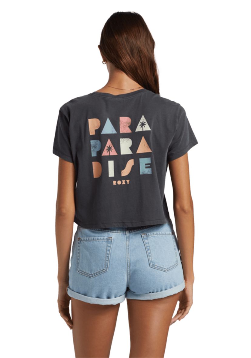 Paradise Cropped Graphic T-Shirt