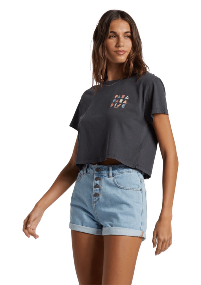Paradise Cropped Graphic T-Shirt