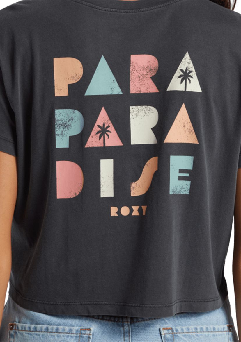 Paradise Cropped Graphic T-Shirt