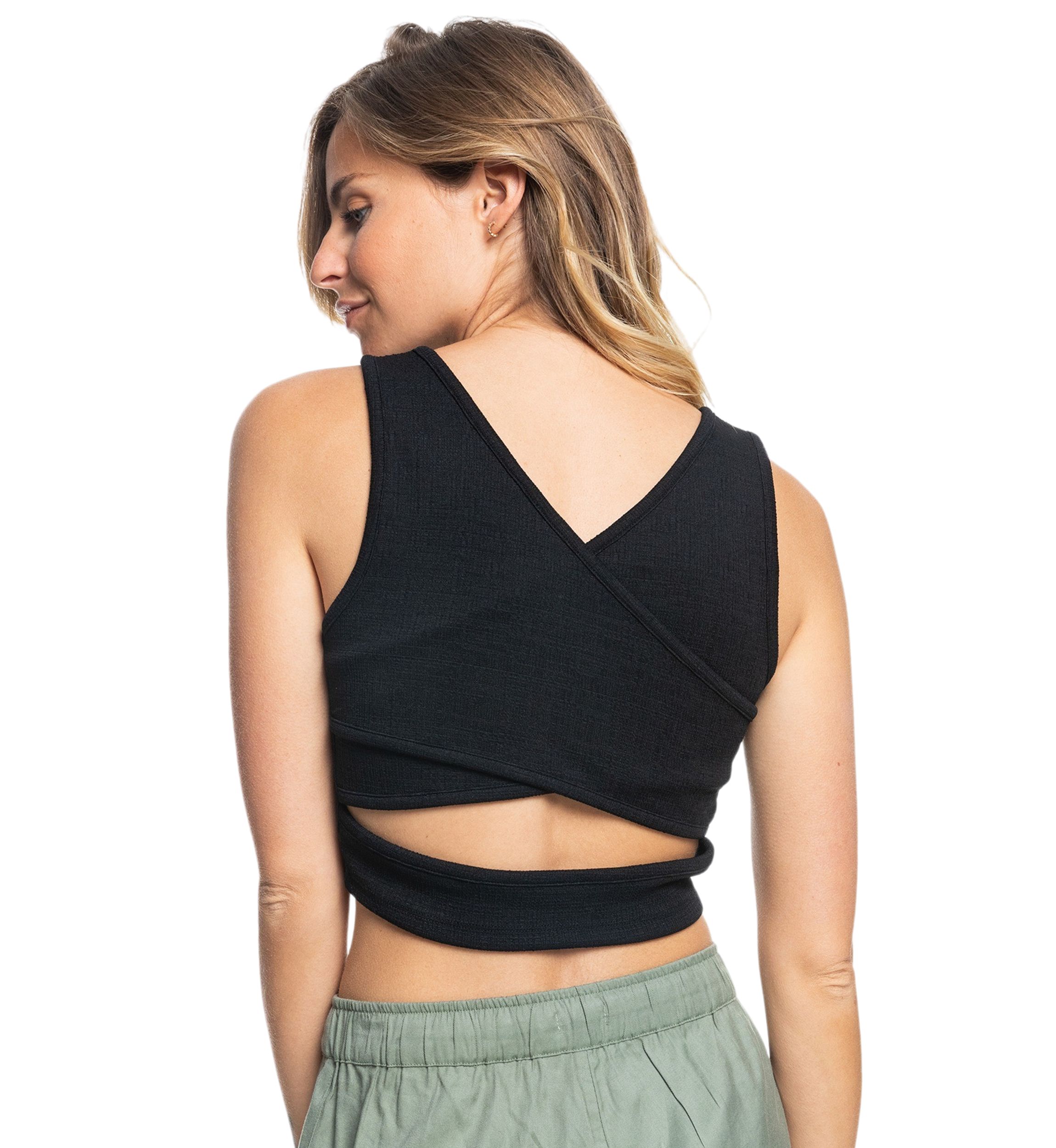 Womens Good Keepsake Cropped Tank Top