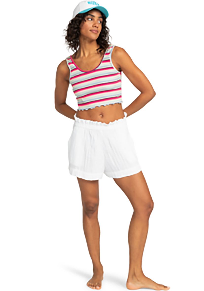 Keep it Wavy Printed Cropped Tank 