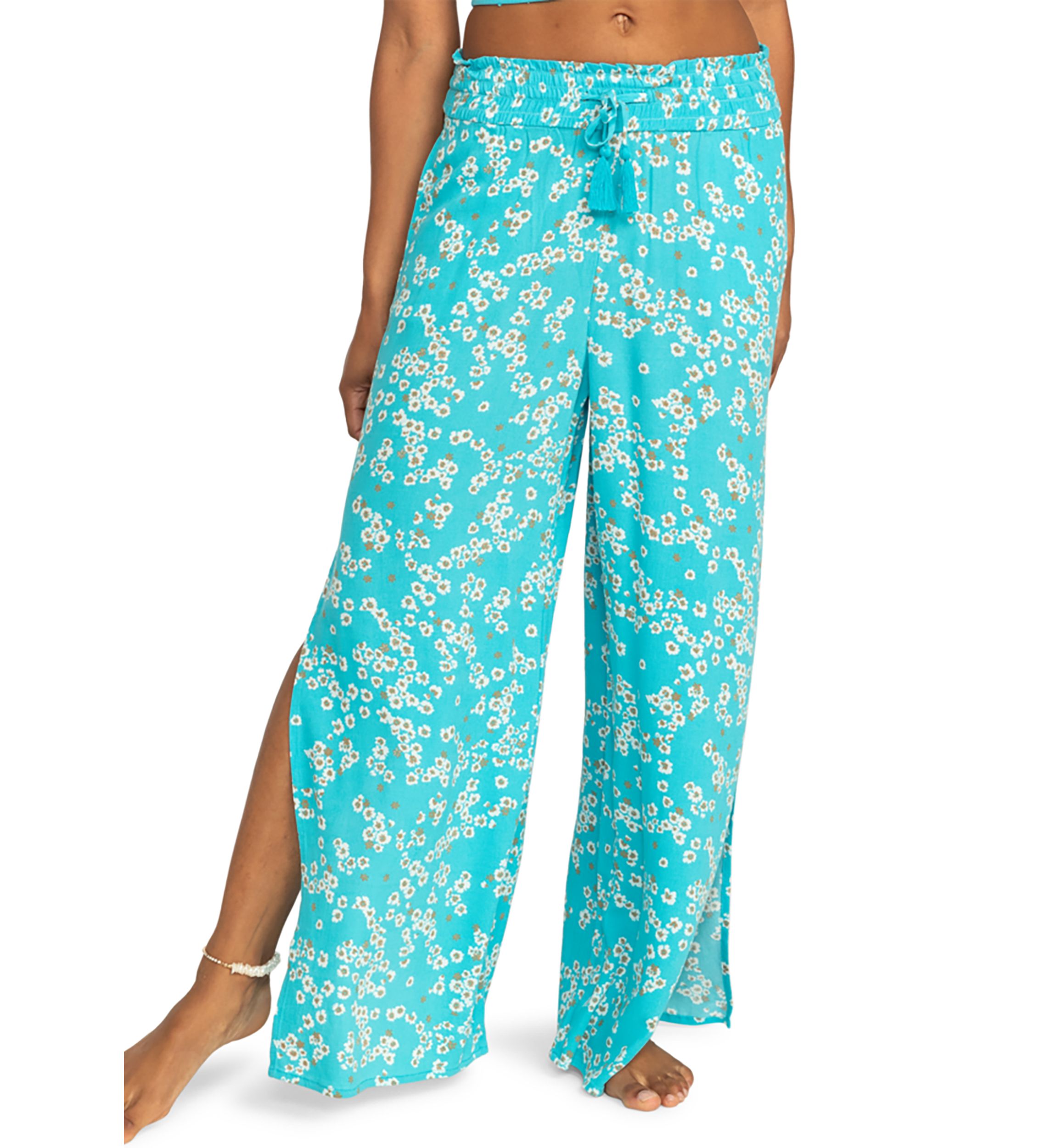 Tropical Rhythm Wide Split Leg Pants