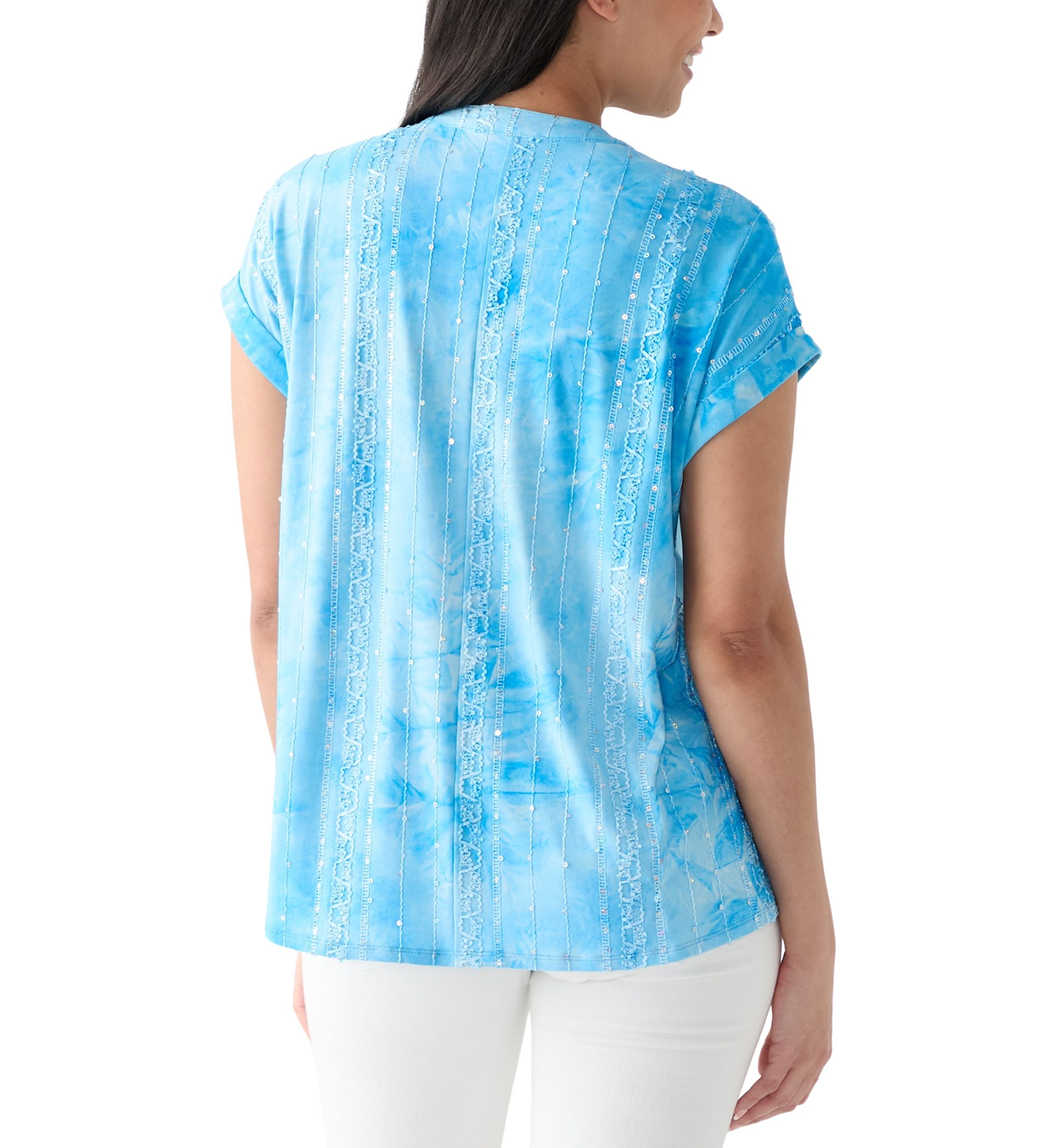 Womens Short Sleeve Dolman Gomez Henley Shirt