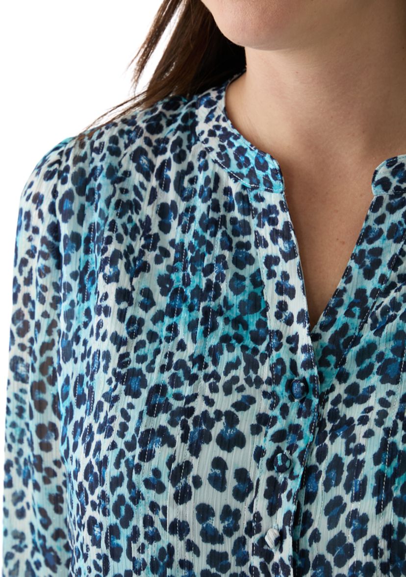 Womens Printed Chiffon Top