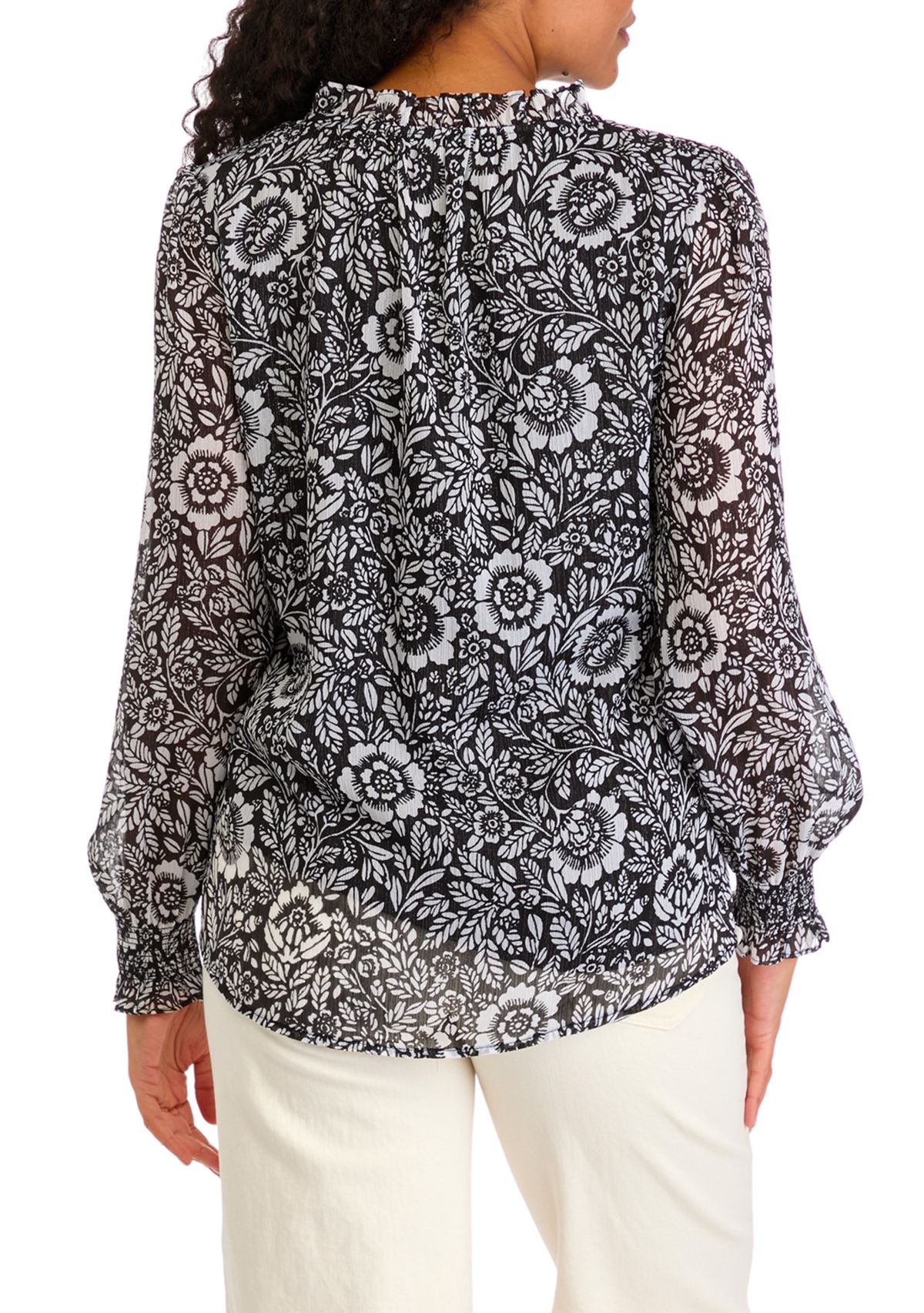 Womens Floral Printed Blouse