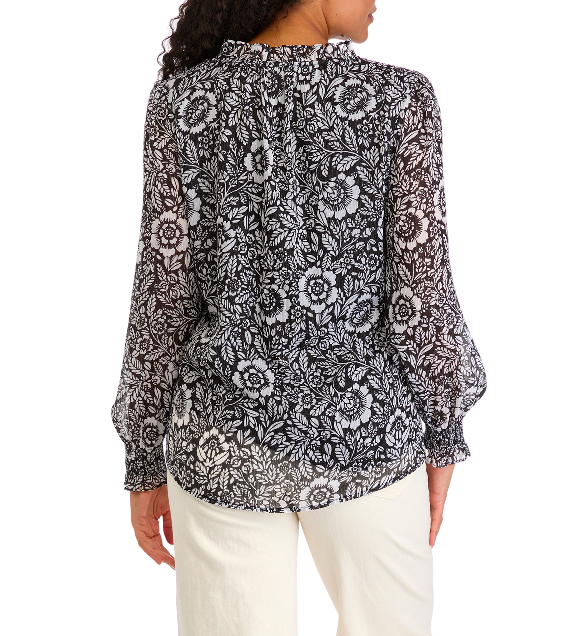 Womens Floral Printed Blouse