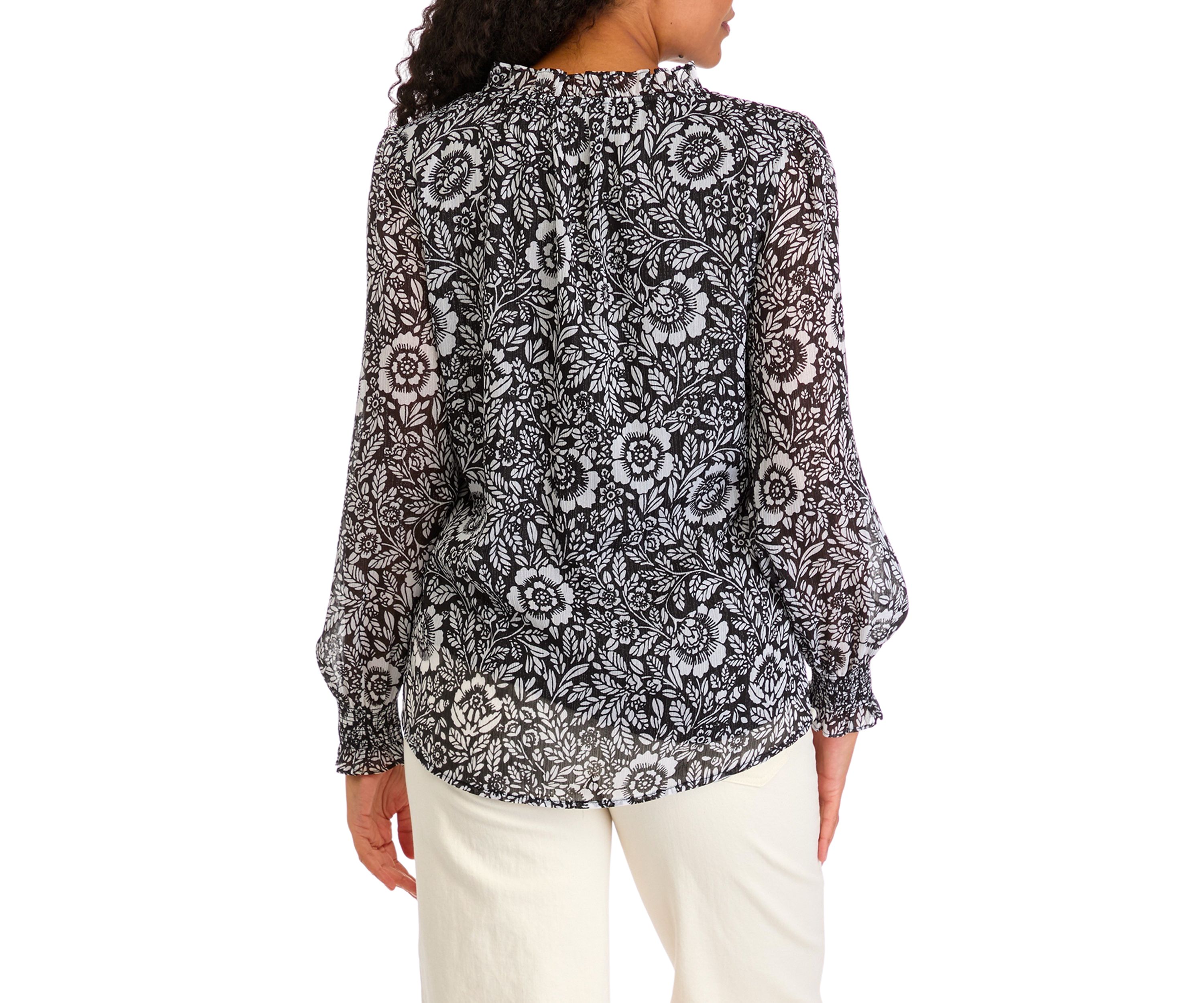 Womens Floral Printed Blouse