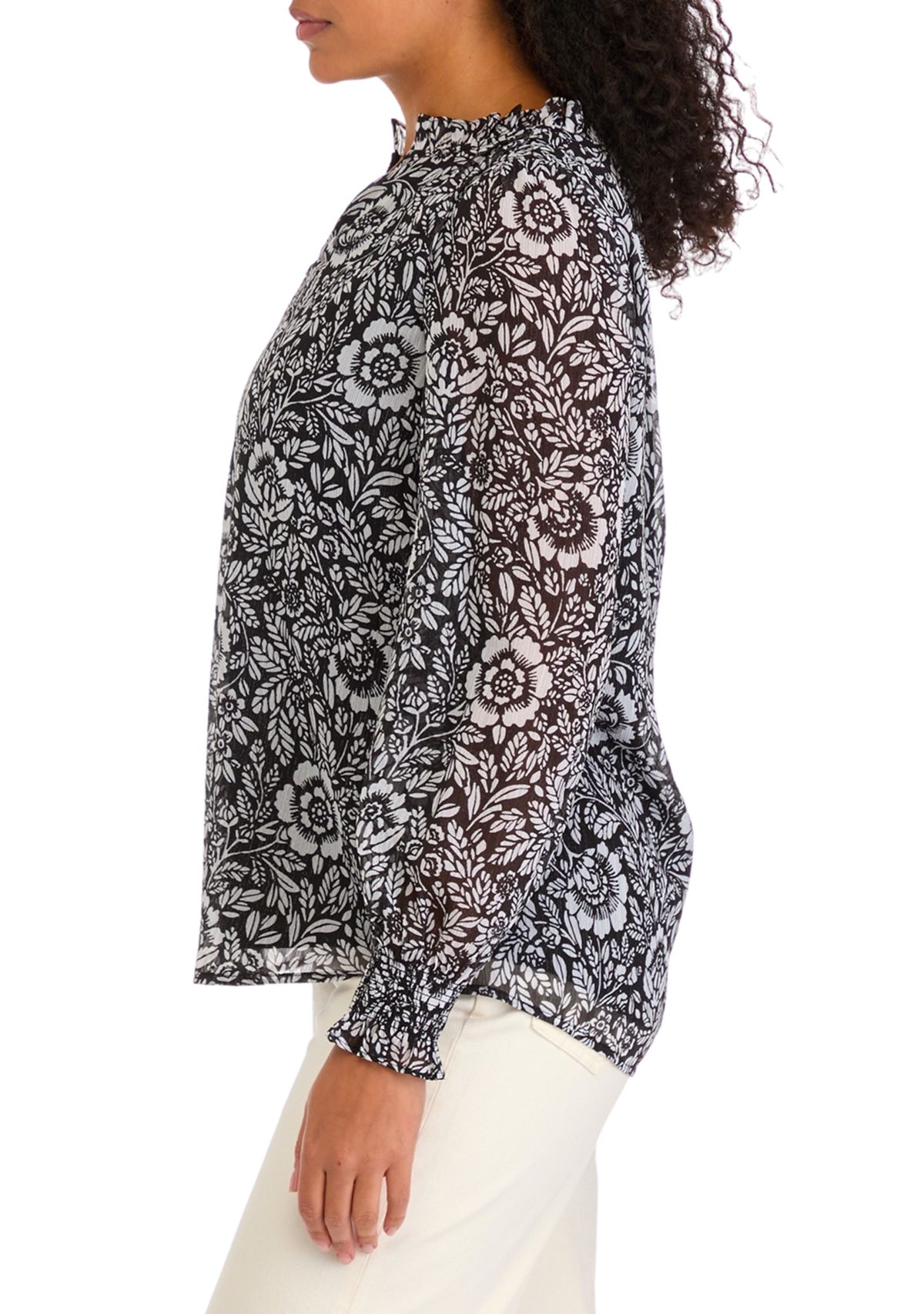 Womens Floral Printed Blouse