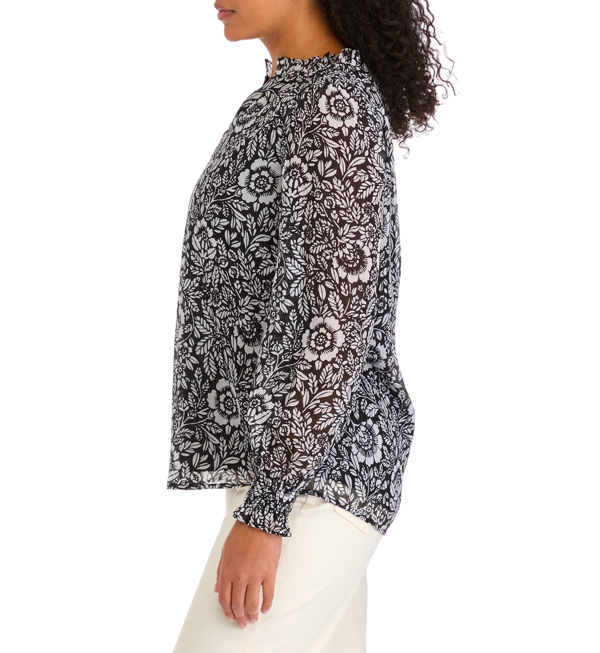 Womens Floral Printed Blouse