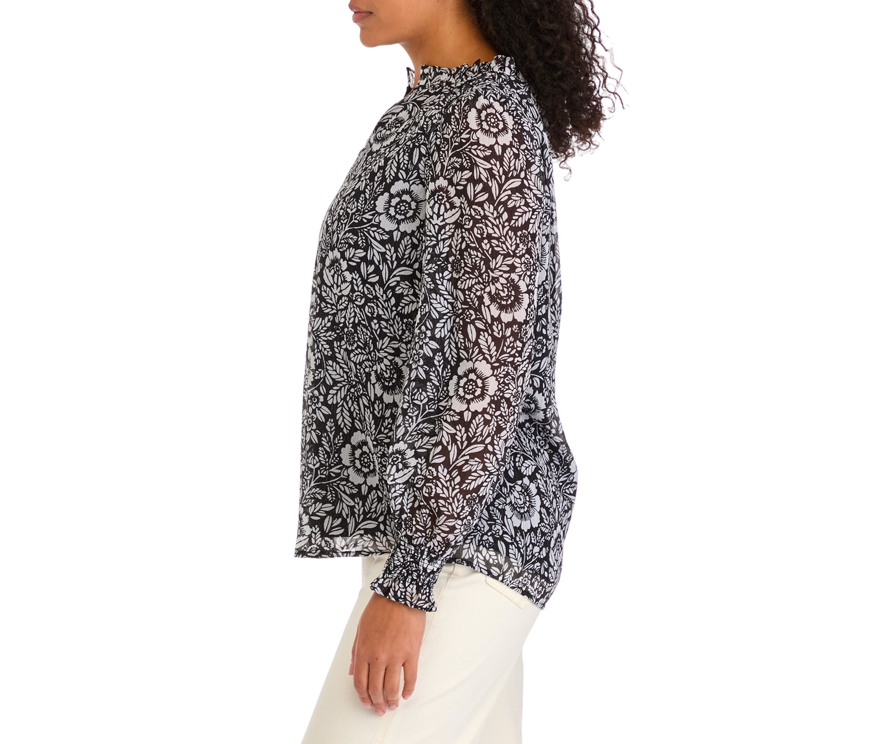 Womens Floral Printed Blouse