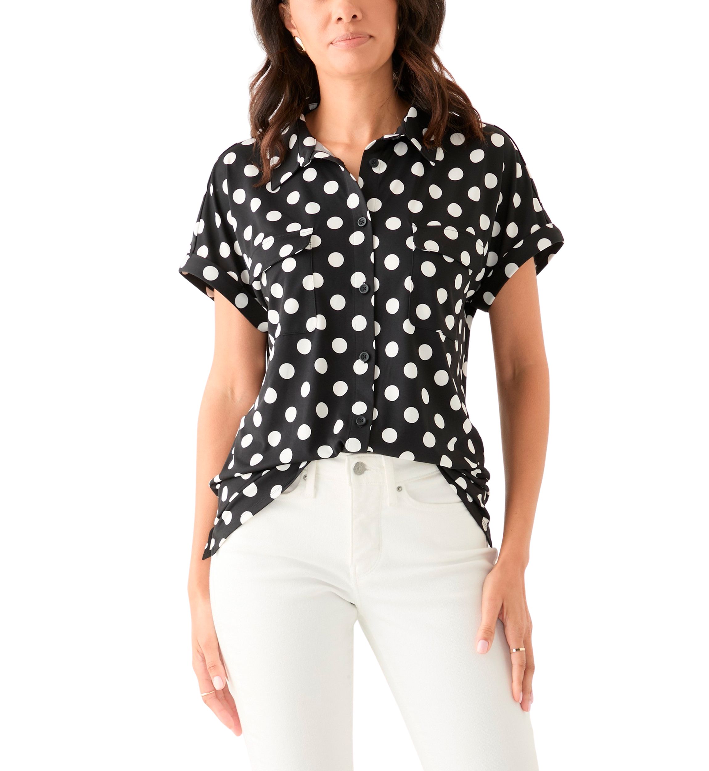 Womens Updated Printed Camp Shirt