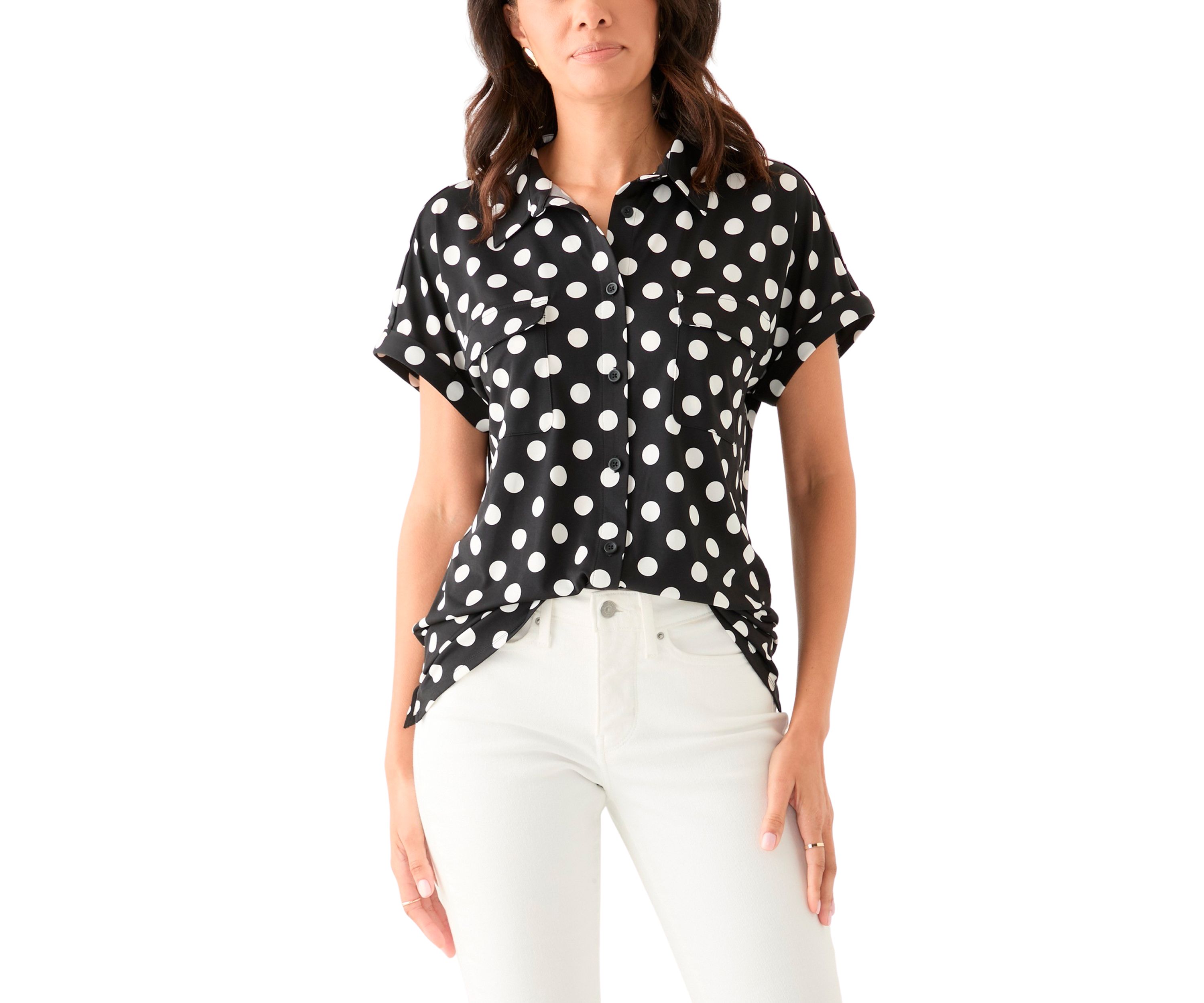 Womens Updated Printed Camp Shirt