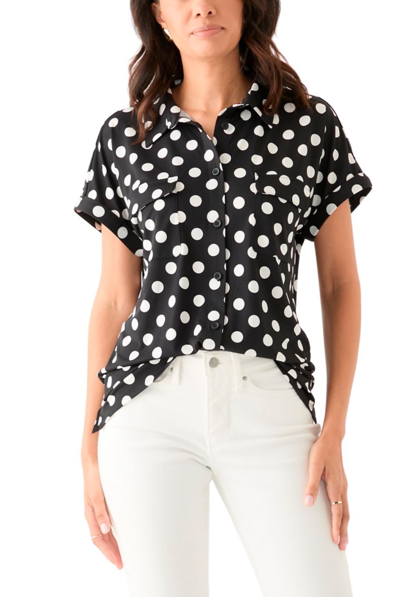 Womens Updated Printed Camp Shirt